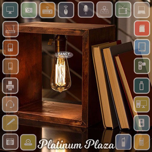 Lampu Pijar Vintage Model Bohlam Edison - 60W - ST64 - Warm White`IQAHF9-