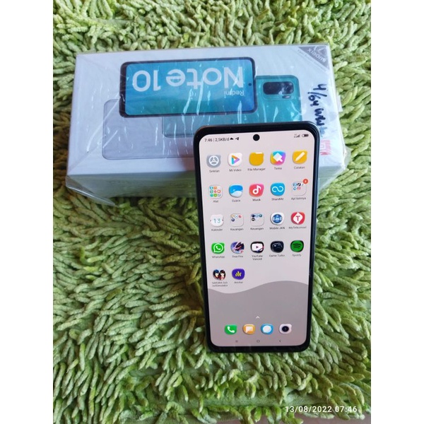 redmi note 10 ram 4/64 fullset