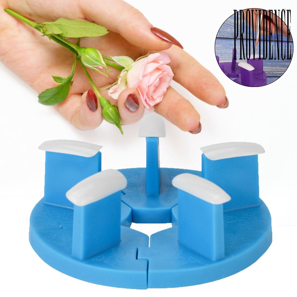 Providence 1 Set Stand Display Kuku Palsu Bahan Plastik Dapat Dilepas Reusable Untuk Manicure