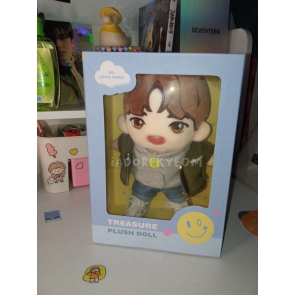 plush doll junghwan treasure official doll kpop boneka
