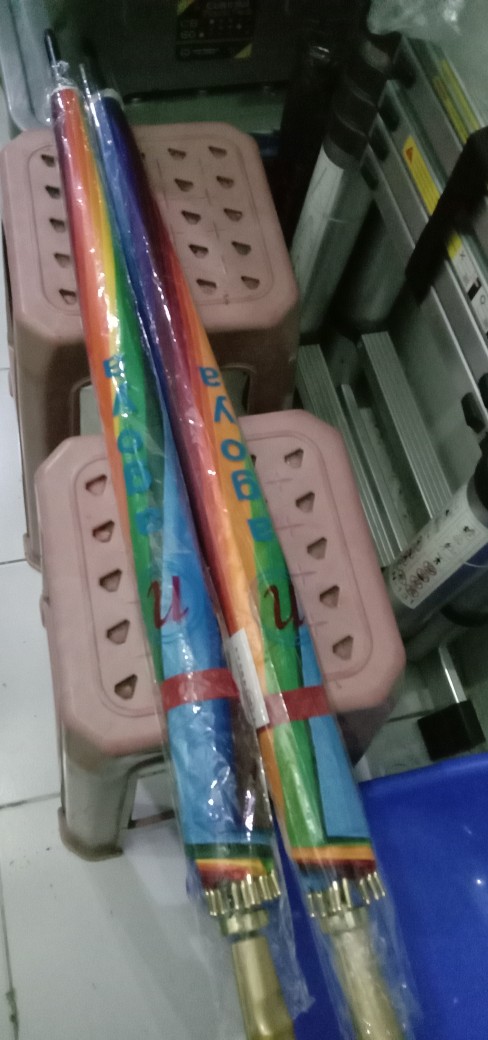 Payung Jumbo Rainbow 16 Jari / Payung Golf Besar