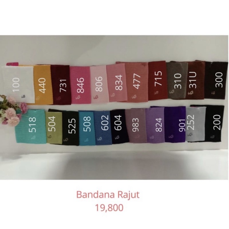 Bandana Rajut Ori Rabbani