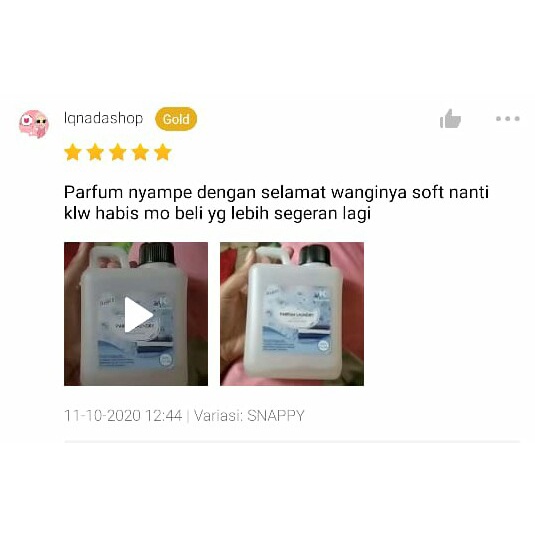 Parfum Laundry Wangi &amp; Tahan Lama | Pewangi Laundry Premium UK 0.5 L | Bisa Cod | Terlaris