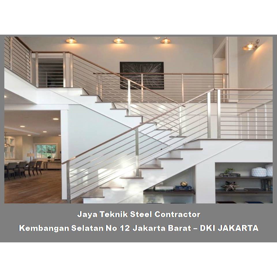 Reling Tangga Stenlis Railing Tangga Stainless Reling Tangga Minimalis