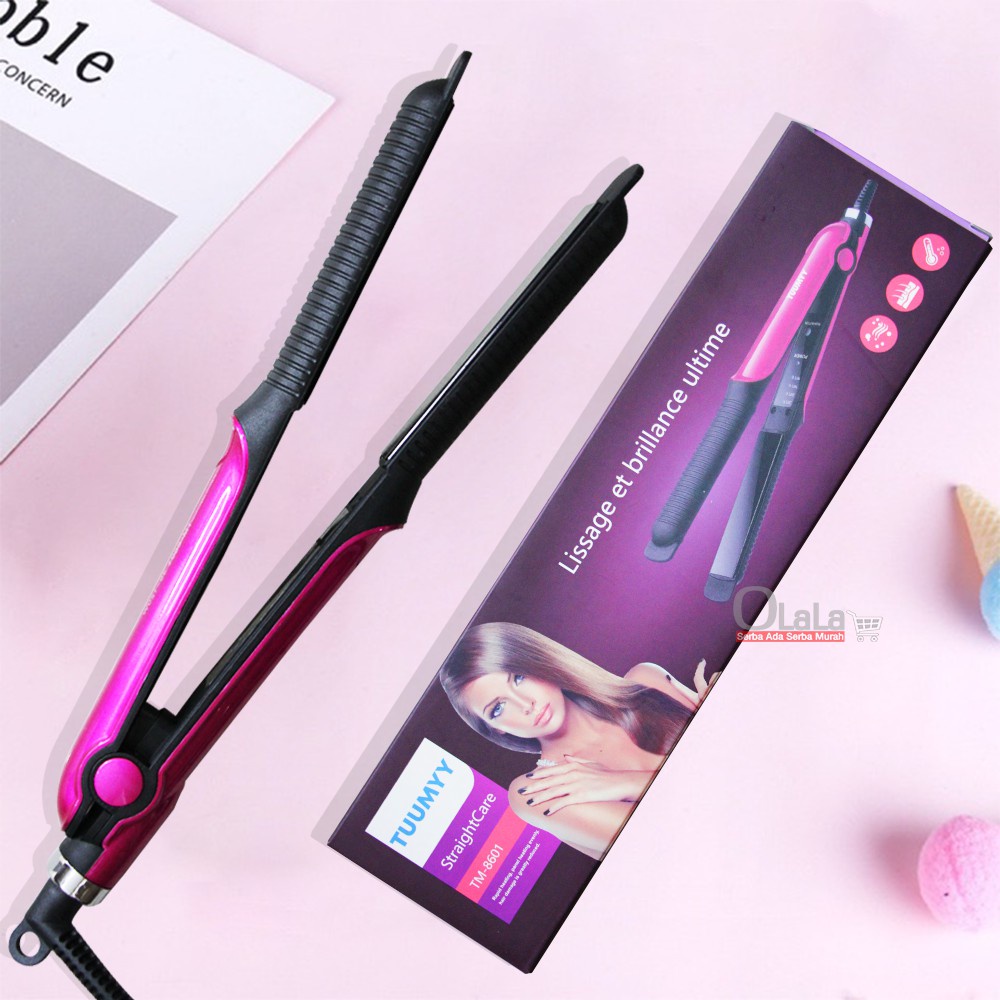 Catokan 2in1 TUUMYY Catok Rambut 2 in 1 Curly dan Lurus