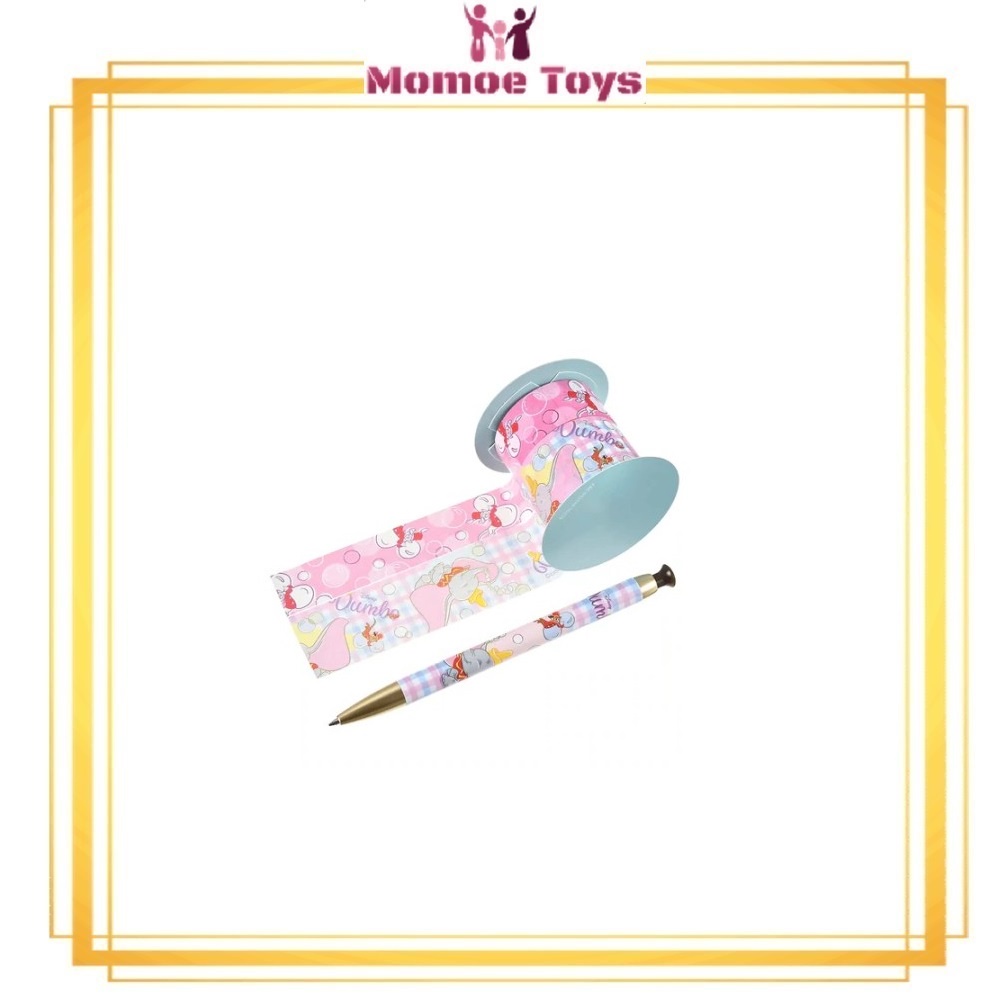 

Stuff Disney Japan Dumbo Pen + Solasi - Pulpen Set Dumbo Original Jepang