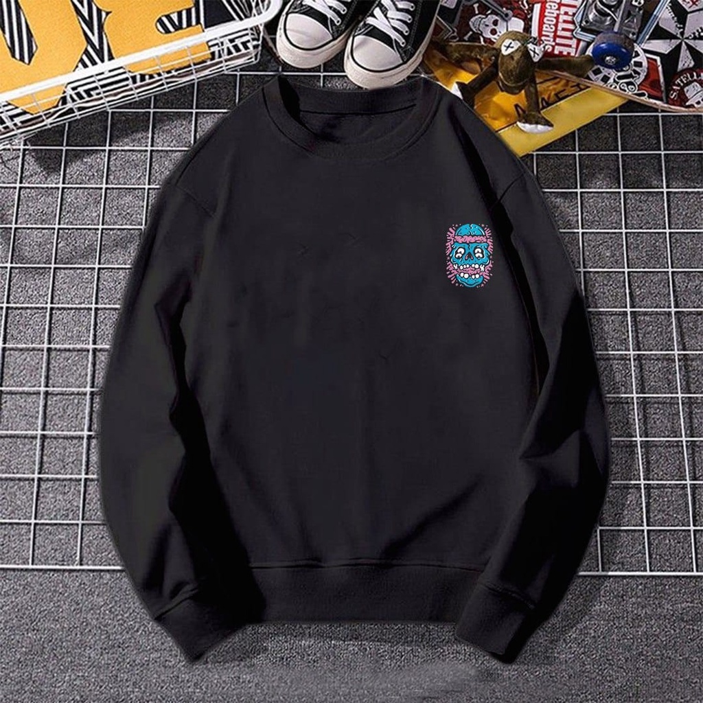 SWEATER COWOK OVERSIZE COLOSAL / PAKAIAN PRIA KEREN SIZE M TO XXL / CREWNECK FLEECE TEBAL HALUS KEREN TERBARU'