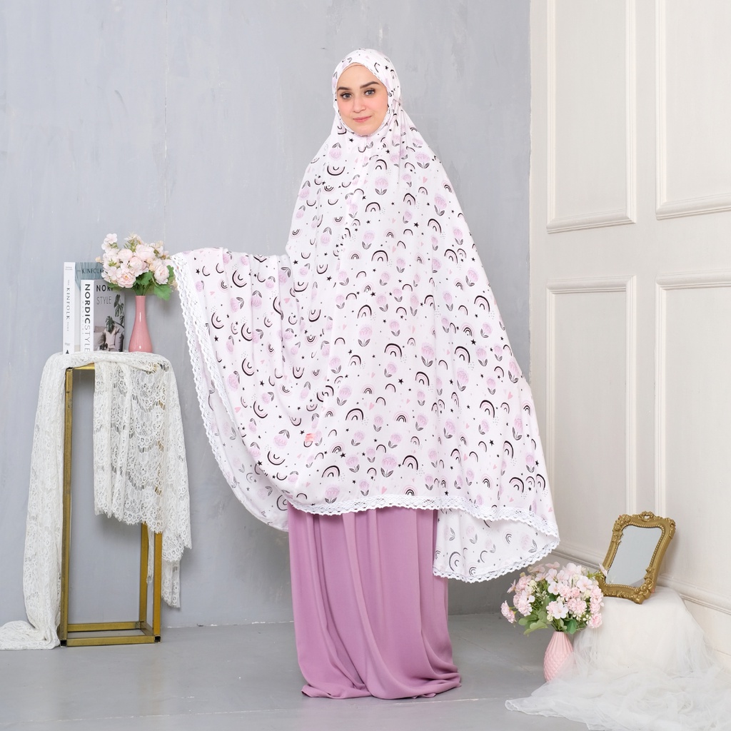 MUKENA DEWASA KATUN RAYON PREMIUM 2  IN 1 AMIRA