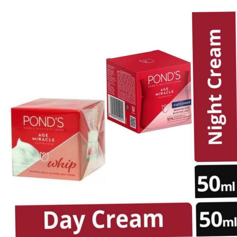 Ponds Age Miracle 50 Gr Day Night Cream ORIGINAL-BPOM