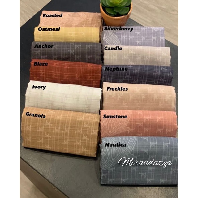 KAMI. monogram scarf part 1, part 2 dan part 3 by kamiidea