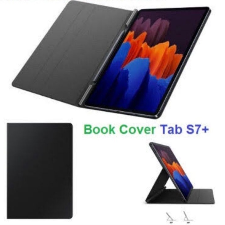 Magnetic book cover samsung tab s5e s6 s6 lite s7 s7plus s7 fe book cover ori oem