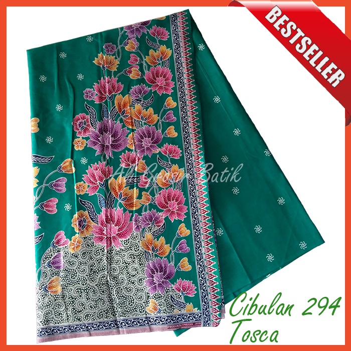 Kain Batik Pekalongan Primisima Halus Cibulan 294 Tosca Unggul Jaya