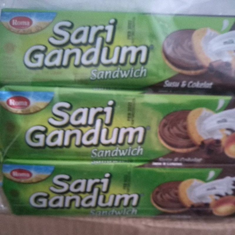 

Roma Sari Gandum Sandwich Susu & Coklat 115 gram