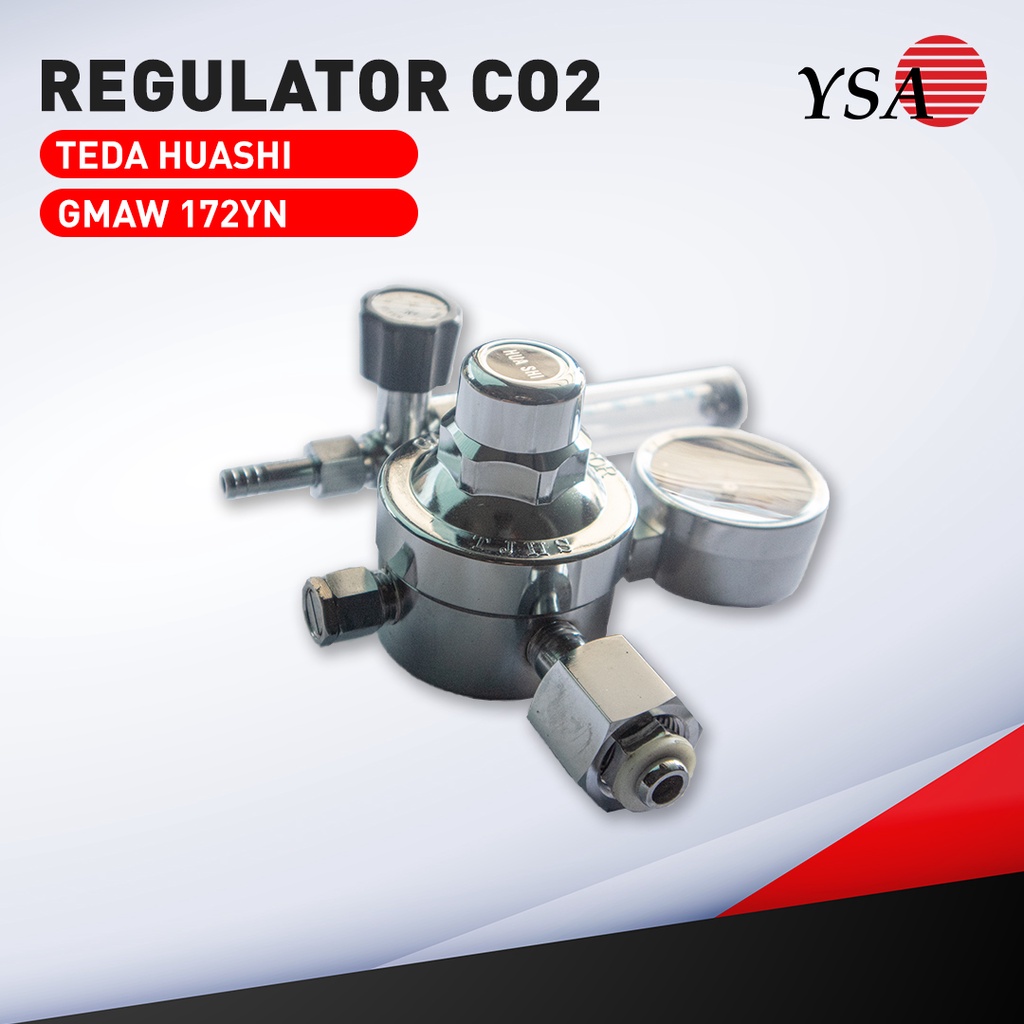 REGULATOR CO2 172YN REGULATOR GAS OXYGEN TABUNG LAS GMAW
