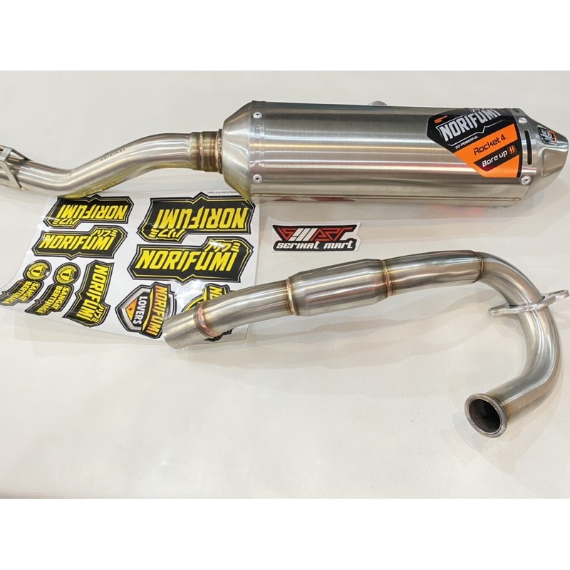 KNALPOT NORIFUMI ROCKET 4 WR 155 BORE UP