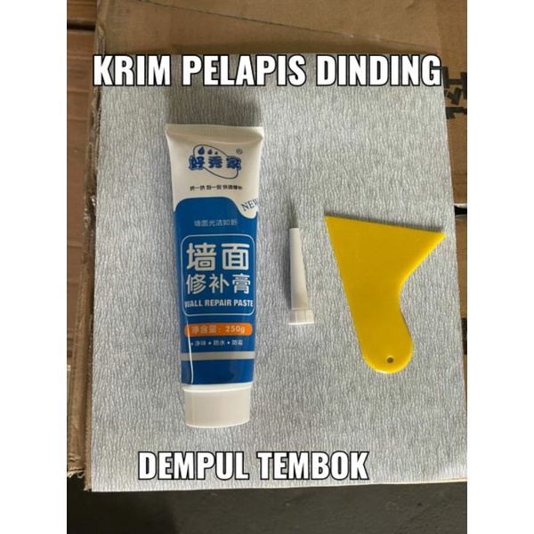 CREAM PENAMBAL TEMBOK - DEMPUL TEMBOK DINDING RETAK