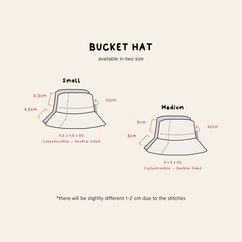 NOTTE - Custom Face Pattern Reversible Bucket Hat