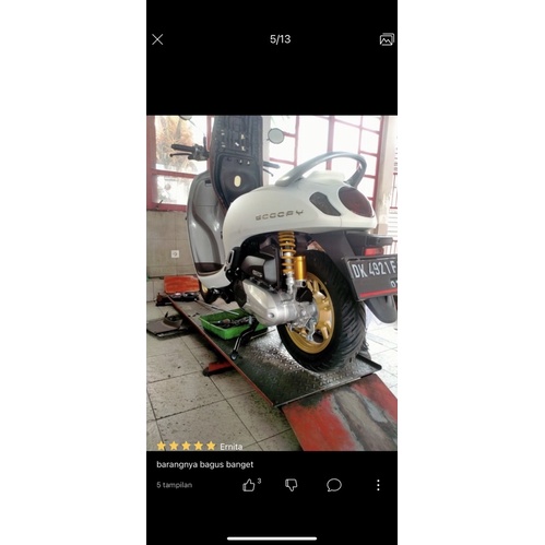 Promo shockbreaker shock matic single tabung bawah mio beat scoopy vario125-150 beat new scoopy fi