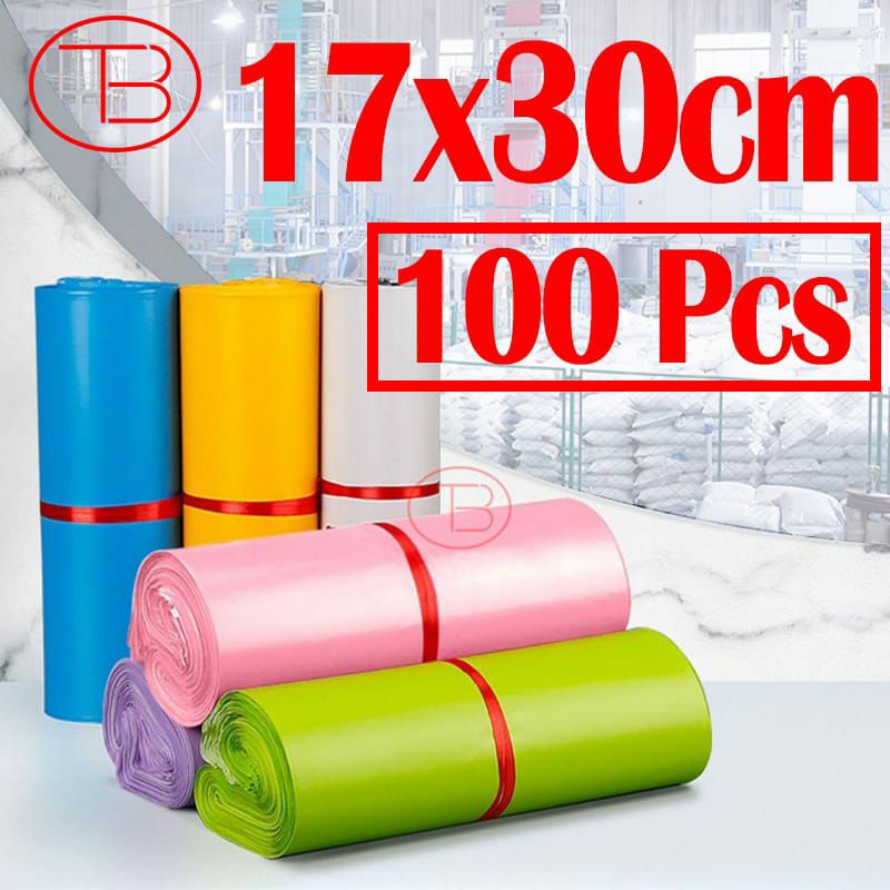 

0Plastik Packing Polymailer 17X30CM LDPE Glossy Isi 100PCS Termurah Grosir