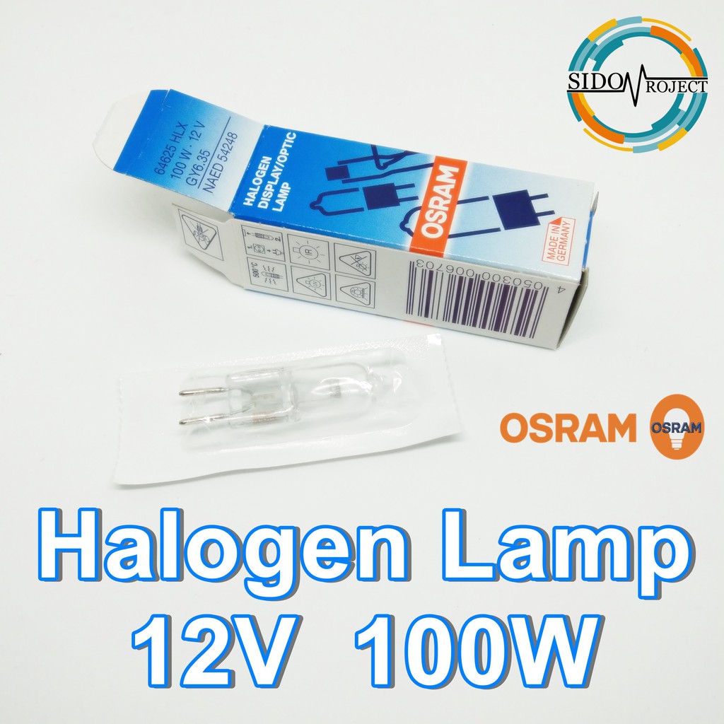 Jual Osram 12v 100w Halogen Lampu Original 12 Volt 100 Watt Shopee Indonesia