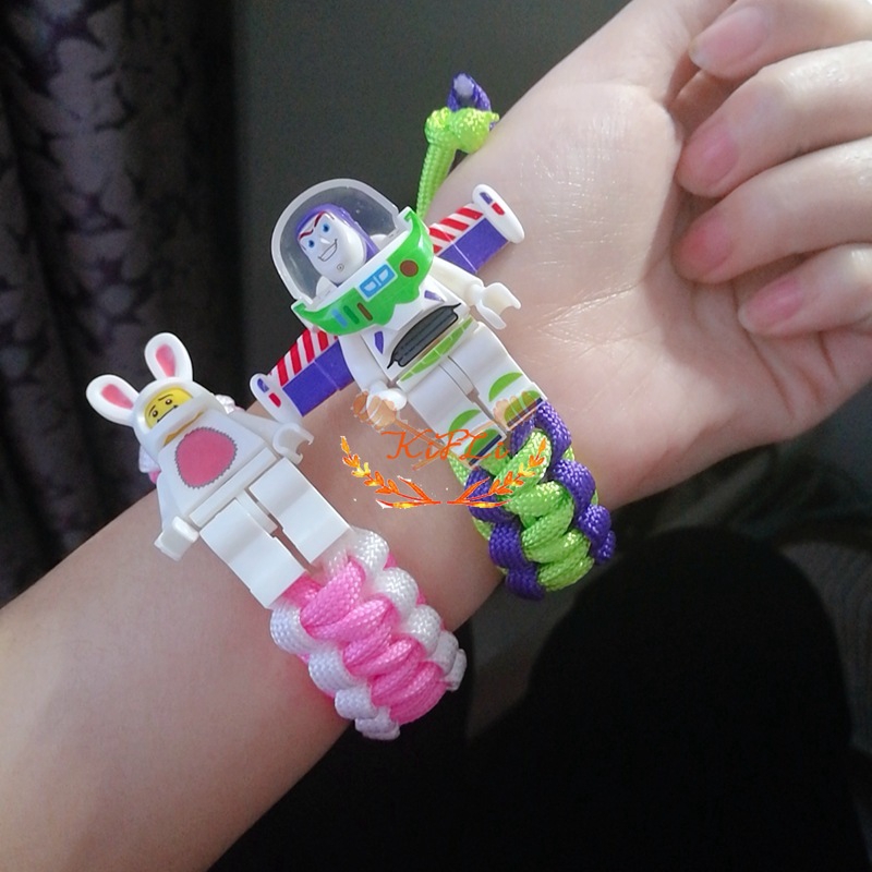 KIFIL Tali Tangan Anyaman Gelang Pria Dan Wanita Lego Gelang Bata Hadiah Pasangan Mahasiswa