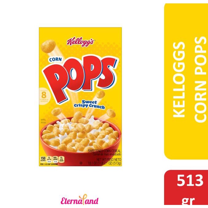

Kelloggs Corn Pops - Sereal Sarapan Jagung Sarapan Impor