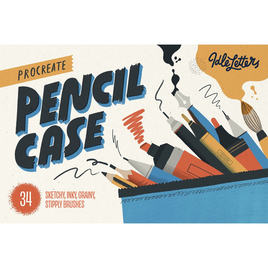 Procreate Brush - Pencil Case Procreate Collection