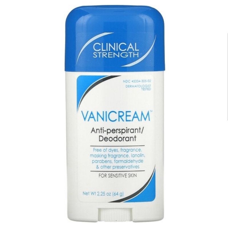 Vanicream Anti Perspirant Deodorant 64 Gr