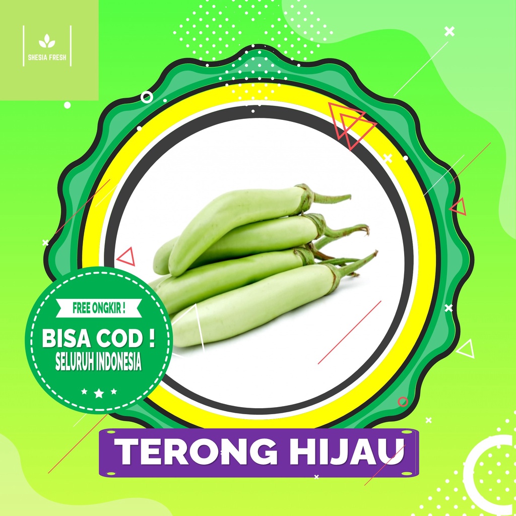 

Shesia Fresh - Terong Hijau Organik 500 gram