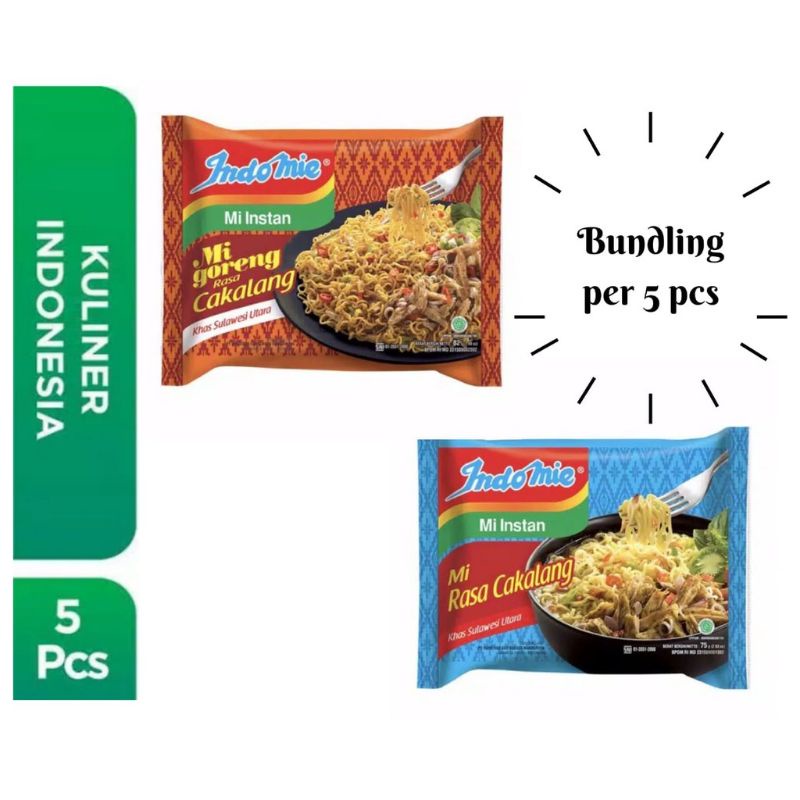 

Indomie Kuah / Goreng Cakalang (5 Pcs)