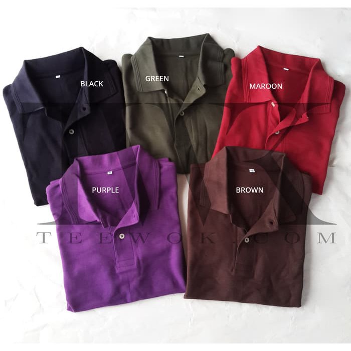 HQ POLO SHIRT COTTON SOFT MURAH