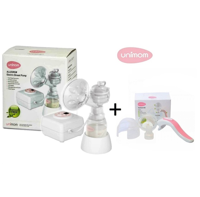 Unimom K-Pop Single Electric Breast Pump / Pompa ASI (FREE Ange Drying Rack)