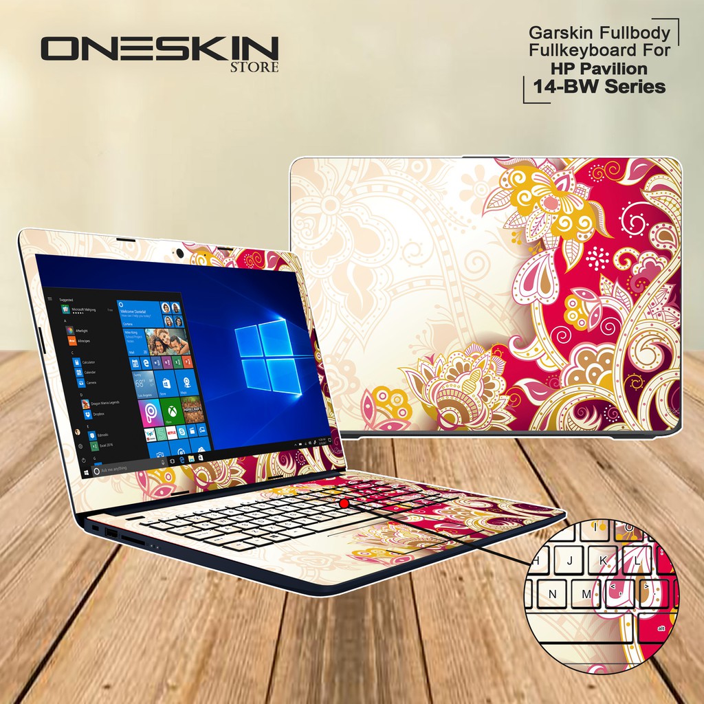 Garskin Laptop HP 14-BW 14-BW000AU 14-BW001AU 14-BW002AU 14-BW003AU 14-BW004AU Fullbody