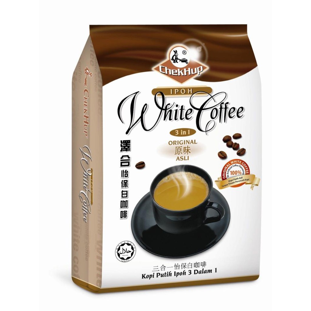 

Chek Hup 3 In 1 White Coffee Original Minuman Instan