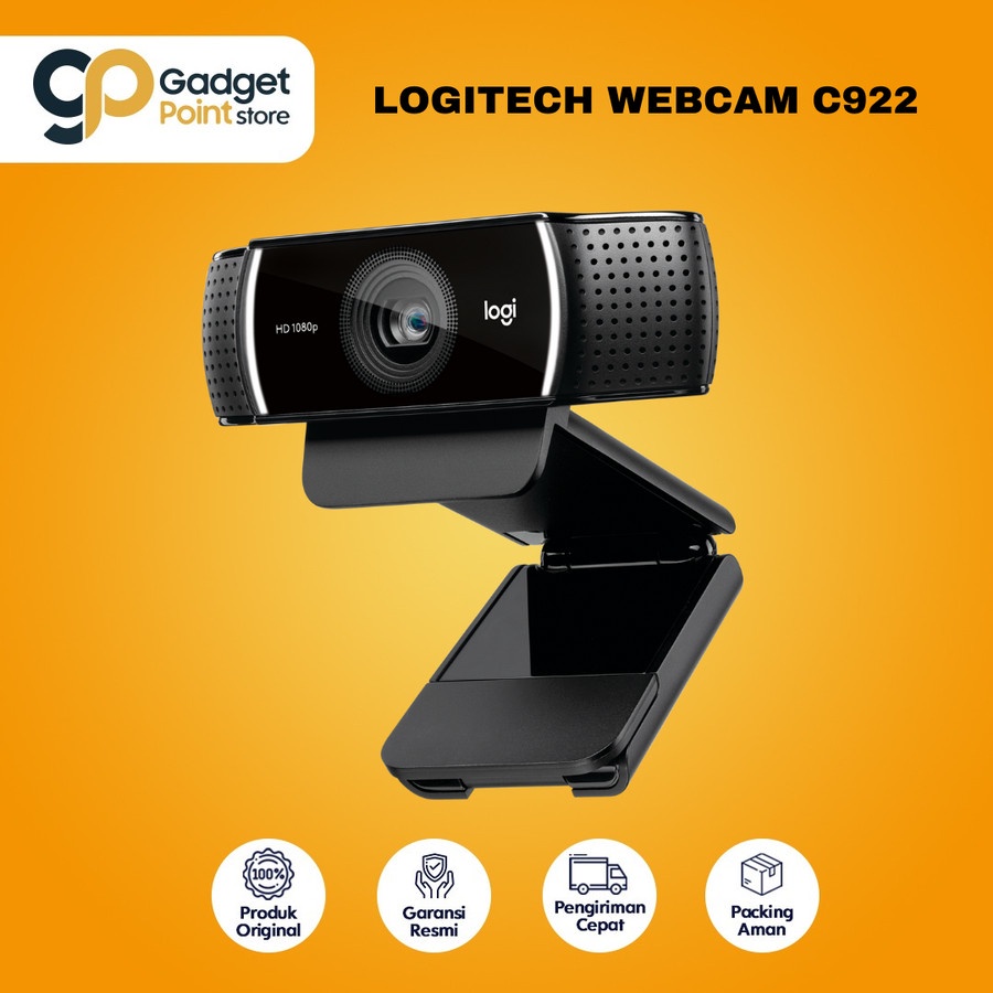 Logitech WebCam C922 Pro Stream Original - Garansi Resmi 1 Tahun