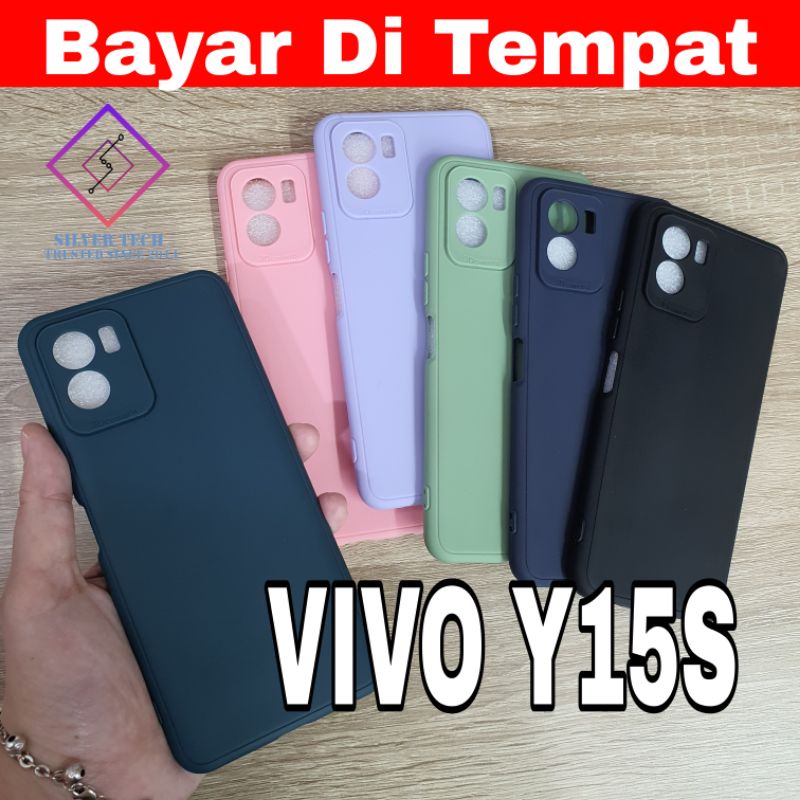 Silvertech Kesing Macaron Vivo Y15s Y15 Series Softcase Silikon Case Y15s Aneka Warna