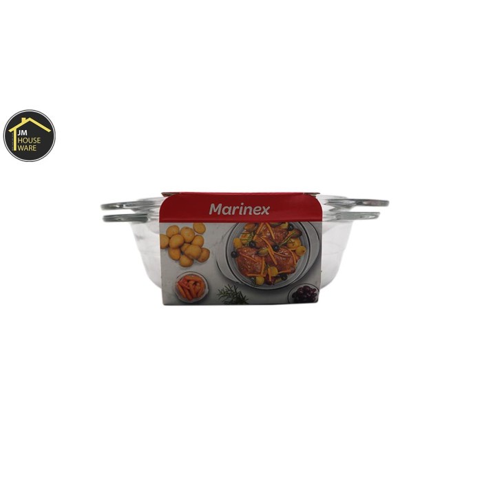 Loyang Kaca - Marinex Loyang Kaca Bulat + Tutup Kaca 1,5 Liter 6456