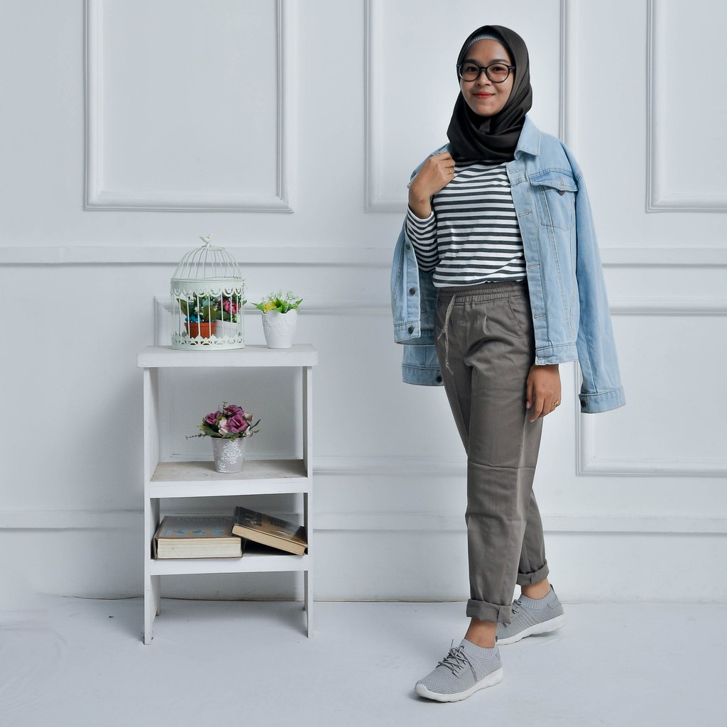 Celana Kantor Wanita Kerja Cewek Kuliah Model Highwaist Celana Kantor Wanita Kerja Cewek Kuliah Model Highwaist