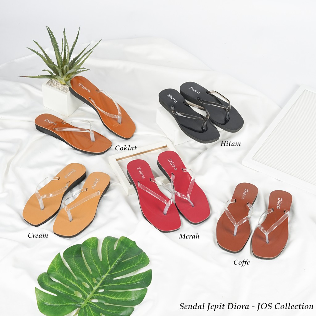 Sendal Jepit Wanita -  Diora Jepit Flat Tali Mika by JOS Collection