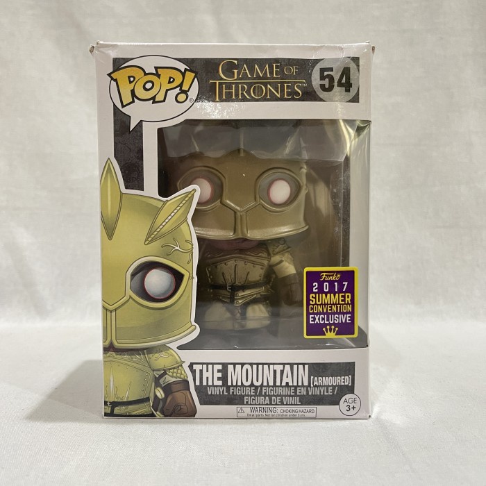 FIGURE POP GAME OF THRONES GOT 54 THE MOUNTAIN ARMOURED