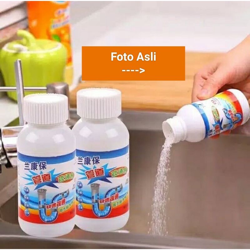 Bubuk Ajaib Anti Mampet - Serbuk Import Original Pembersih Saluran Pipa Tersumbat