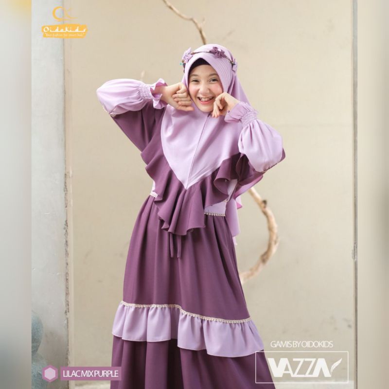 [Gamis Vazza] Gamis Anak Perempuan 8-9 tahun Ori A2kids