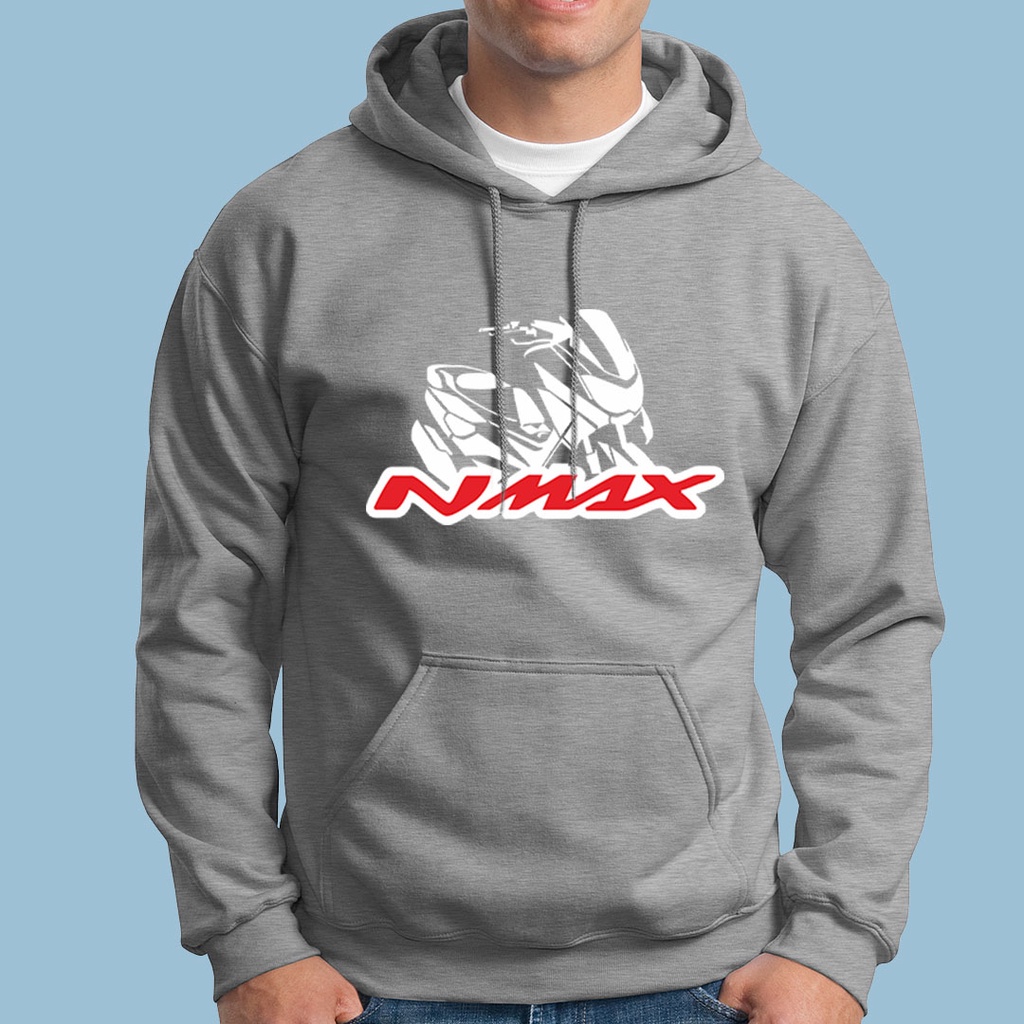 JAKET SWEATER NMAX BAHAN FLEECE TEBAL M L XL XXL HOODIE