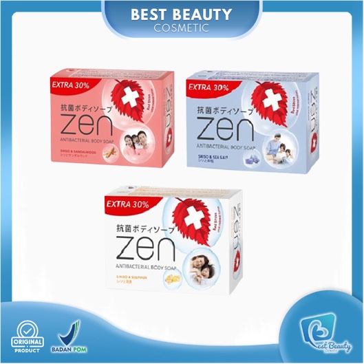 ★ BB ★ Zen Anti bacterial Bar Soap | Sabun Mandi | Sabun Kesehatan | Sabun Batang | Sabun Zen 80gr