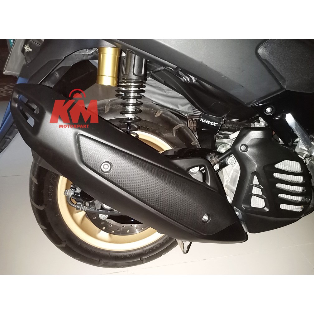Tutup Cover Pelindung Knalpot Motor Yamaha N MAX NMAX Lama 2015 2016 2017 2018 2019 STANDARD