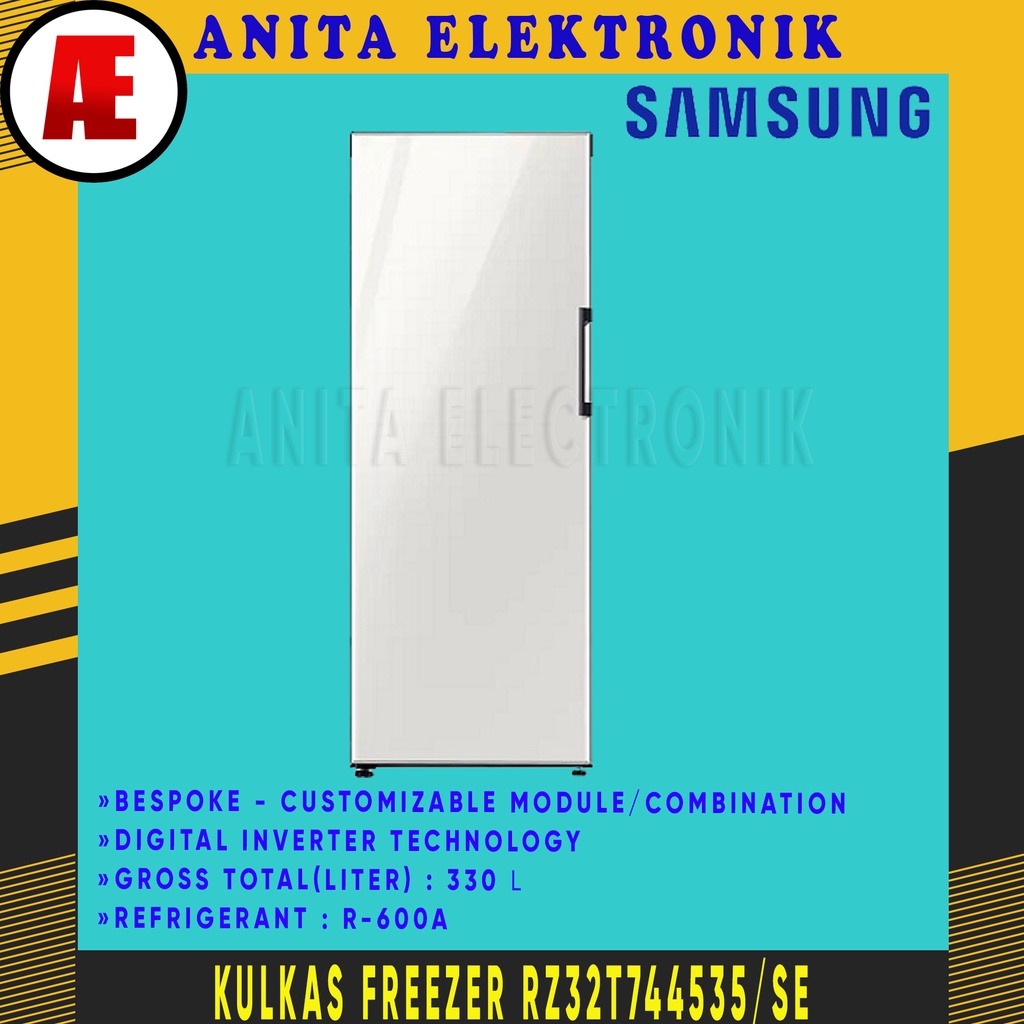 KULKAS SAMSUNG FREEZER ONE DOOR BESPOKE RZ32T744535/SE