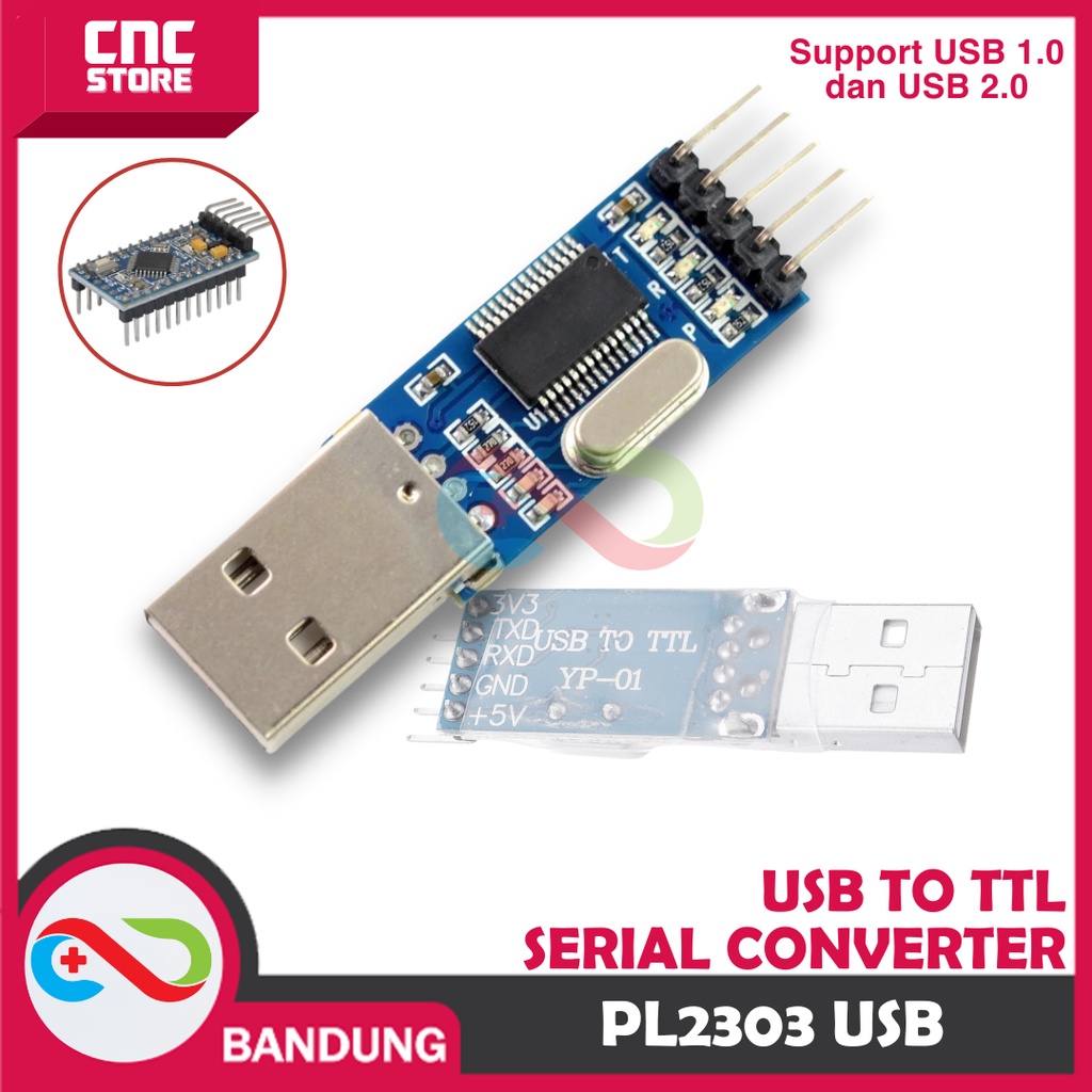 PL2303 PL2303HX 2303 USB TO TTL SERIAL CONVERTER MODULE