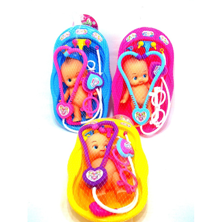 MAINAN BONEKA BABY BATH DOCTOR SET