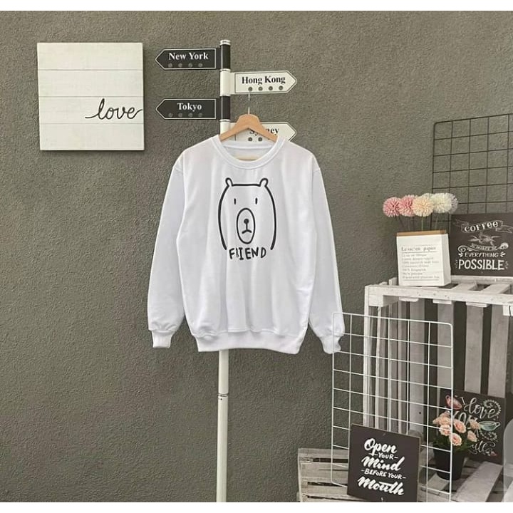 Sweater Pria Grosir Terkeren Berkualitas - Bear Friend