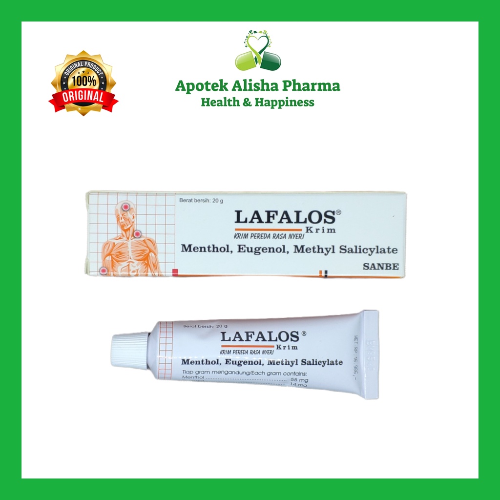 Lafalos Krim / Lafalos Plus Krem 20gr - Lavalos Cream Pereda Nyeri Otot Sendi / Lapalos Balsem